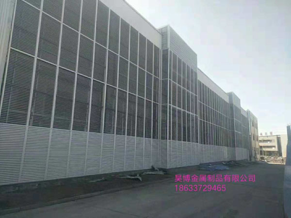 大型建築外牆體百葉窗廠家安（ān）裝案例